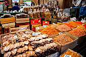 Bangkok - The dry fish market near Tha Thien pier. 